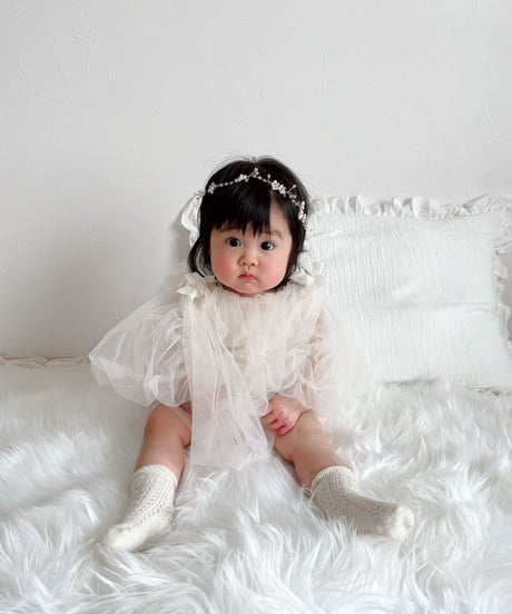 即納Fairy tulle rompers