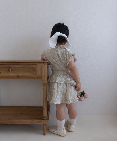予約mimi market Line frill skirt