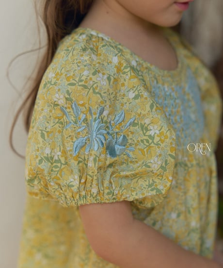 予約 OREN Solara Smocking Dress