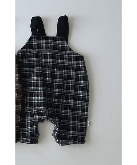 即納 Lindo Baby London check body suit