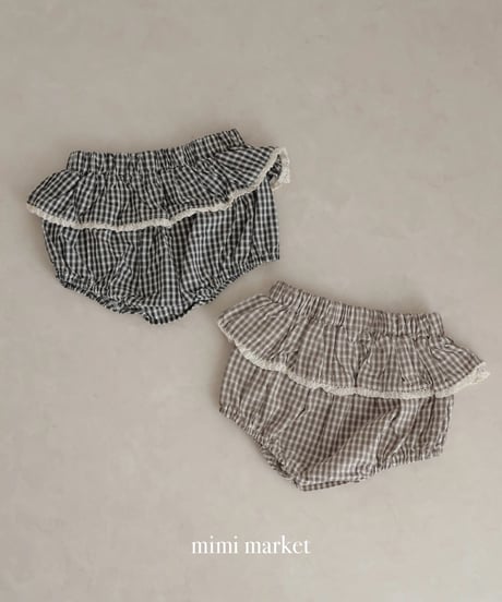 即納 mimi market Check Kang Bloomer