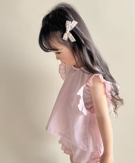 即納 bebe nine Romantic ribbon ruffle set