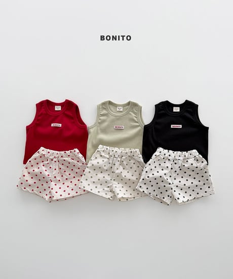 即納bonito Baby  dot pants setup