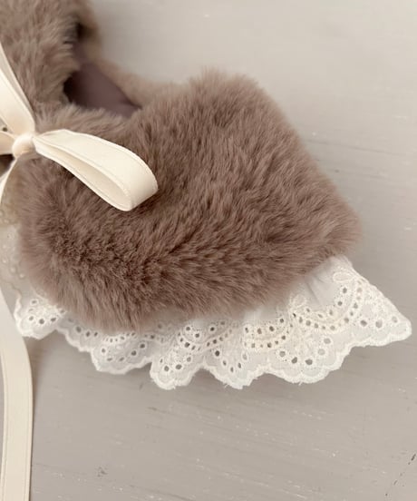 即納 Mink hair tippet