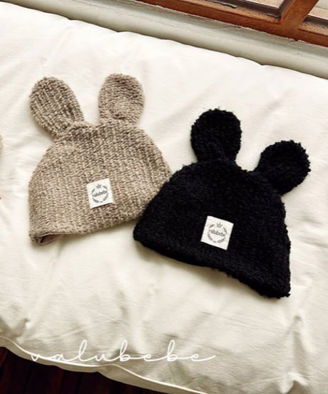即納valubebe Buckle bear beanie(bebe)