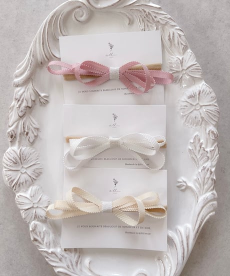 即納grace ribbon hair band