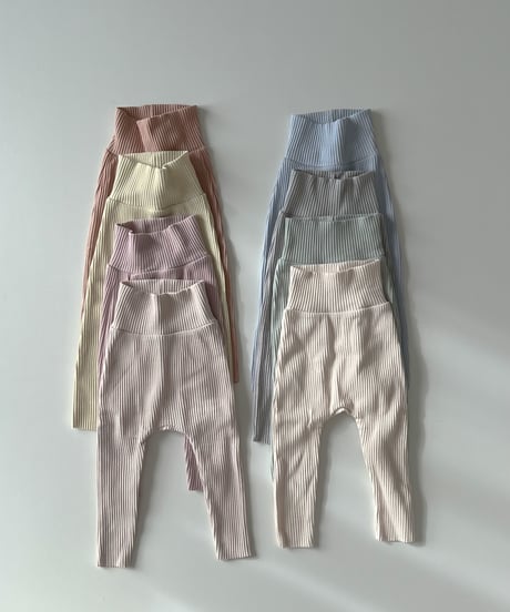 即納baby color sarrouel  leggings