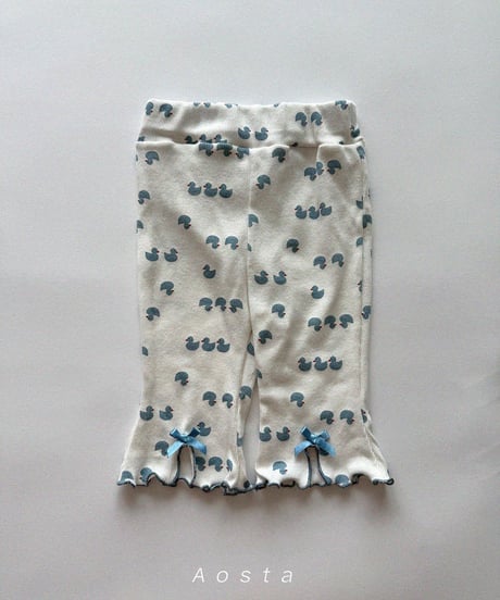 即納aosta Lip ribbon pants