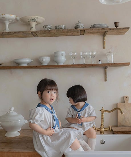 予約 OREN Pure Thai stripe dress