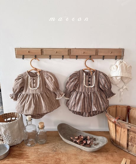 ELLIE ロンパース ボリュームスリーブロンパース【GRAY】 – ELLIE