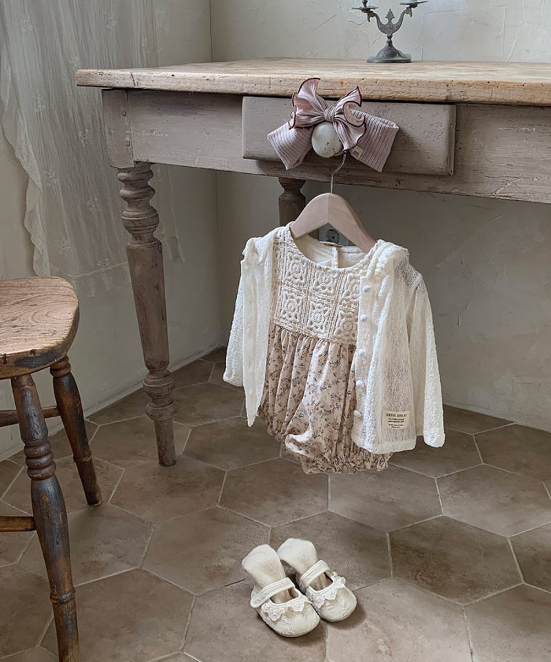 一部即納 Crochet Flower Rompers | alli.