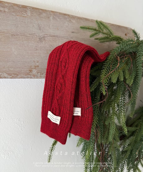 即納 aosta knit warmer