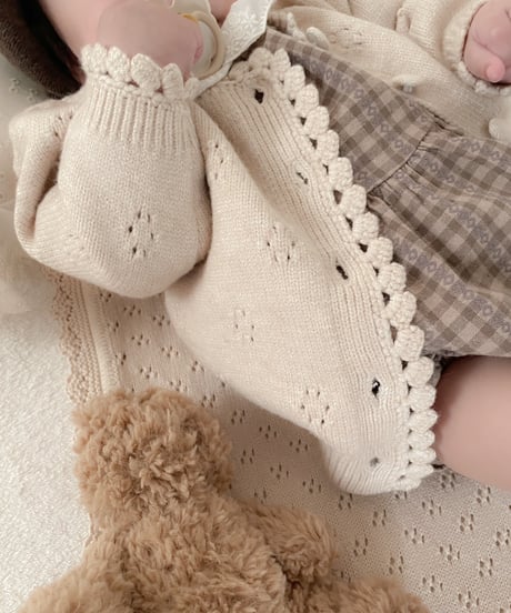 即納girly cardigan