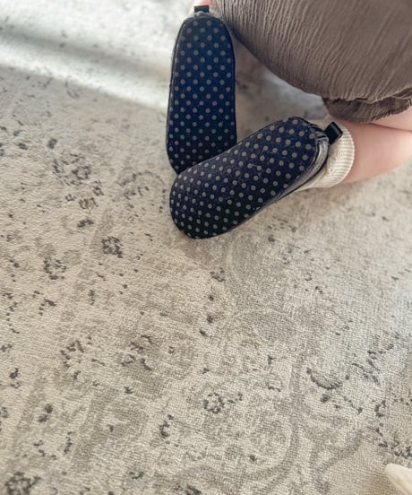 即納quilting  ballet shoes