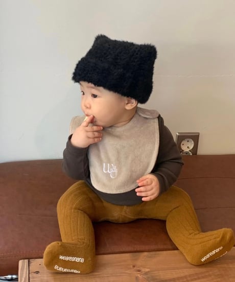 一部即納cloud terry bibs