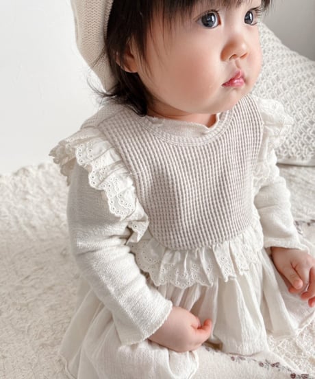 即納peekaboo thermal ribbon bib