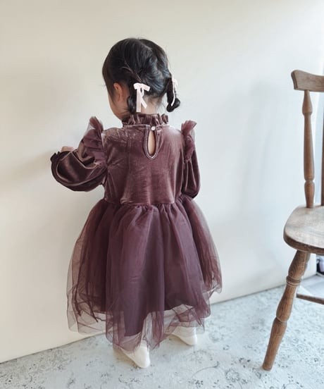 即納Noel velours dress