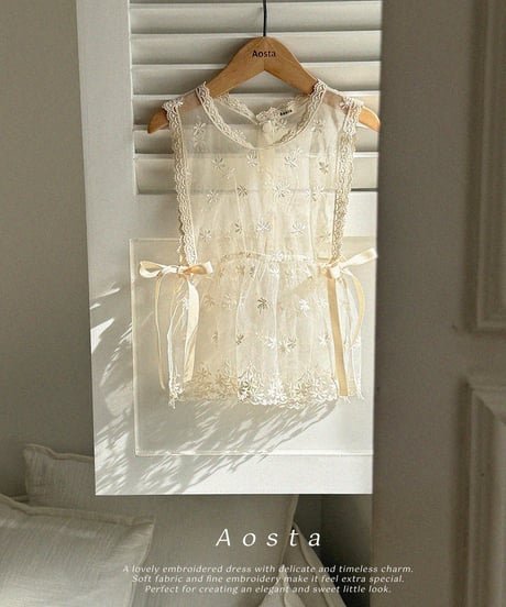 即納aosta lace vest