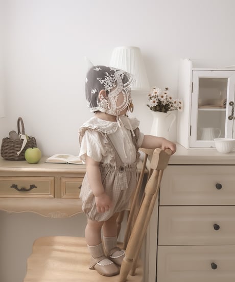 即納mimi market Moel collar blouse