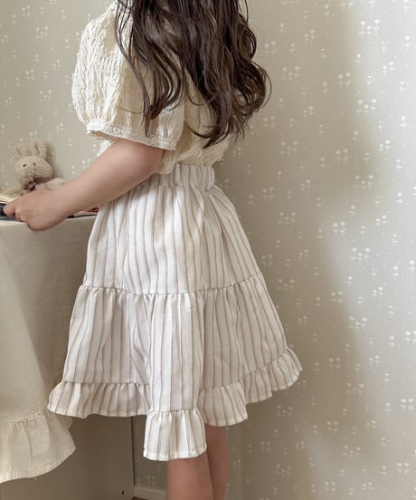 即納la camel latte skirt