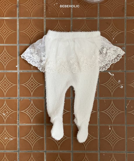 即納Lace-indued leggings