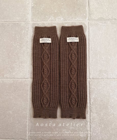 即納 aosta knit warmer
