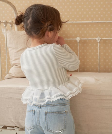 即納wide denim Pants