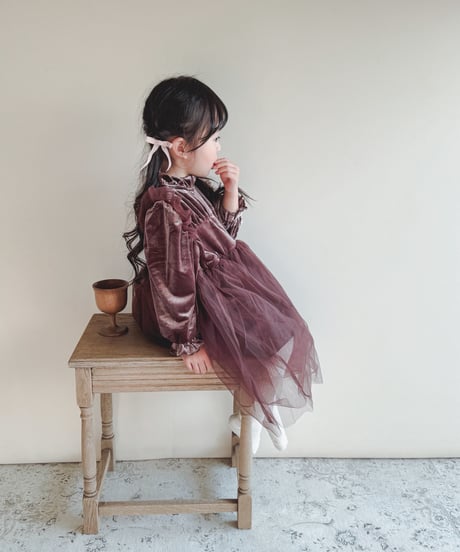即納Noel velours dress