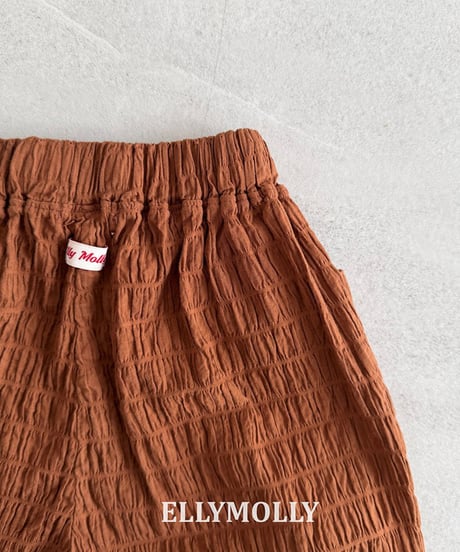 予約Elly Molly Popcorn wide pants