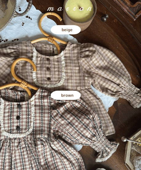 即納marron Smoke blouse