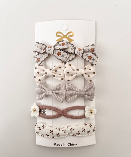 即納spring flower hairpin set