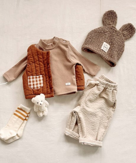 即納valubebe Buckle bear beanie(bebe)