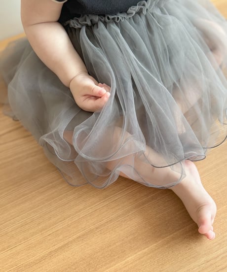 即納tulle skirt pants