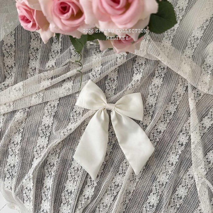 予約melikey satin ribbon brooch | alli.