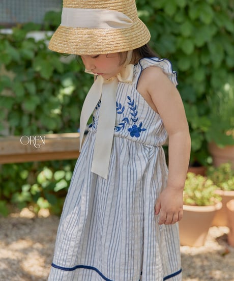 予約 OREN Casa Stripe Dress