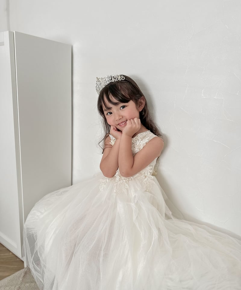 即納flower motif tulle dress | alli. 即納flower motif tulle dress | alli.