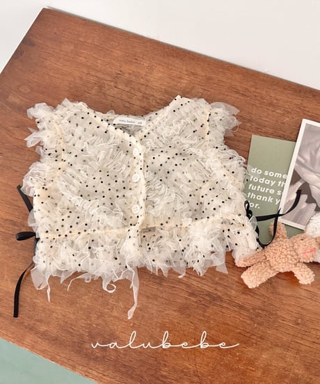 即納Dot Ruffle Bustier