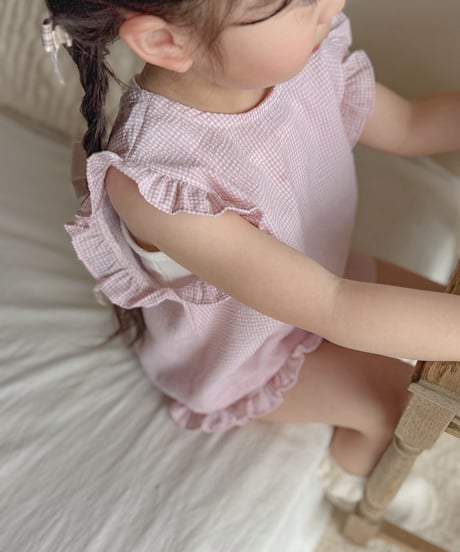 即納 bebe nine Romantic ribbon ruffle set