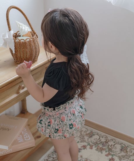 即納  rib ribbon puff tee