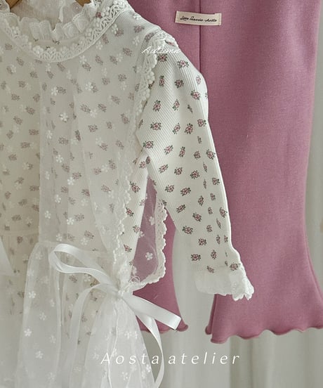 即納aosta Lace vest