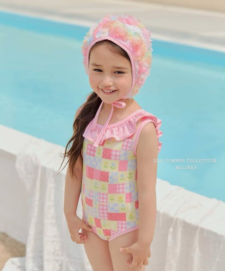 予約 melikey Garden frill swimming suit