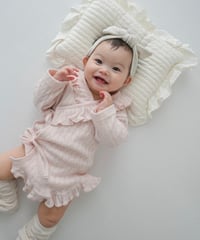 即納 mon petit bebe Lauren frill suit