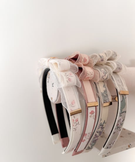 即納veil ribbon headband