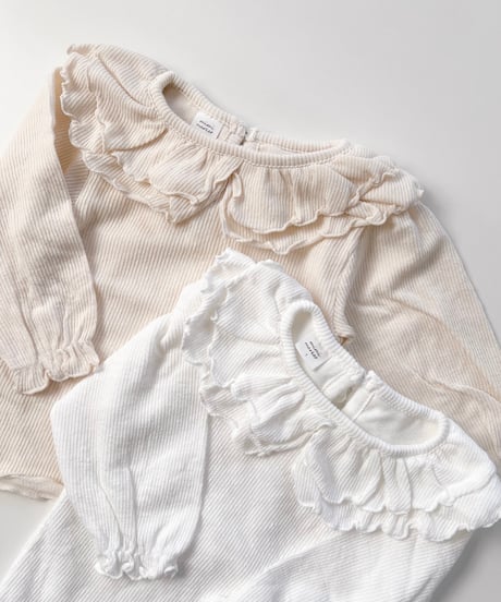 即納 mimi market Double collar tee