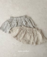 予約mimi market Line frill skirt