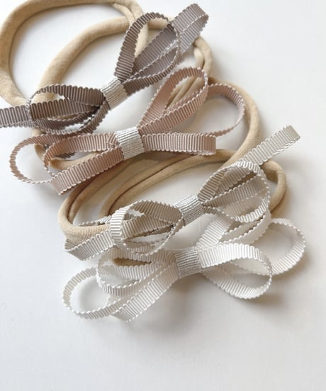 即納soft ribbon hair band
