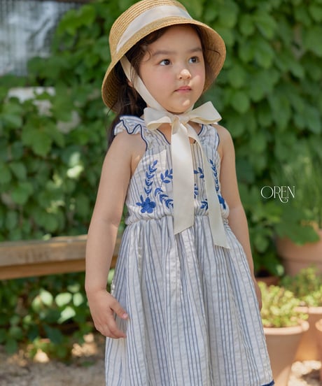 予約 OREN Casa Stripe Dress