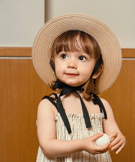 即納tape Straw hat