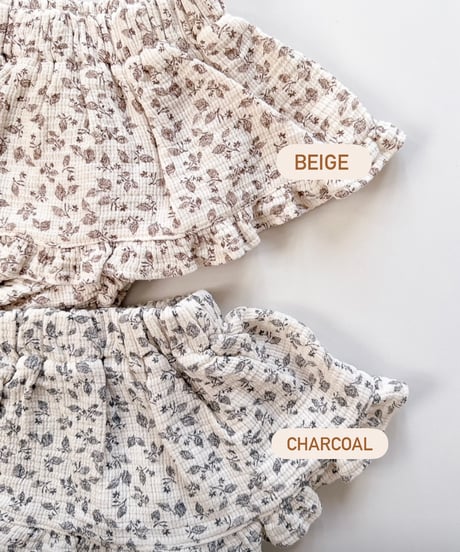 即納 petit flower frill skirt