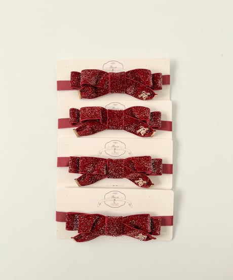 即納sparkling ribbon hair band